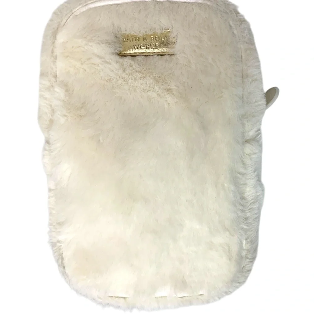 BATH & BODYWORKS Furry Cream Backpack, Glitter Cat Backpack, Pink Bow Clutch